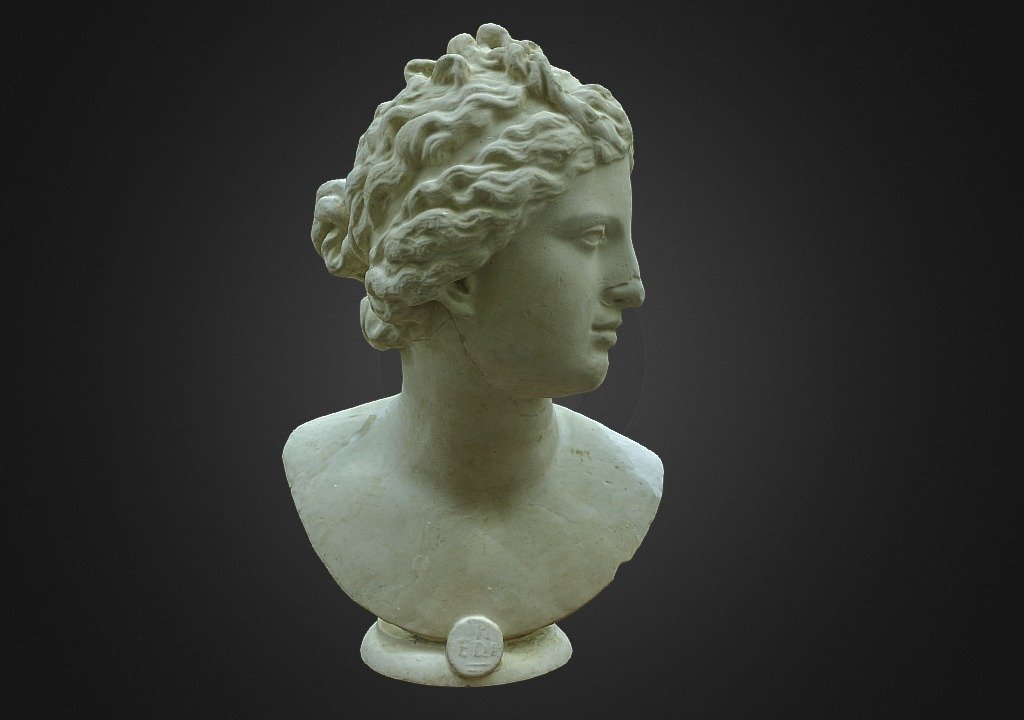 Venus Medici, vaciado en yeso, copia s. XVIII, La Real Academia de Bellas Artes de San Fernando - Venus Medici - 3D model by GINZA 3d model