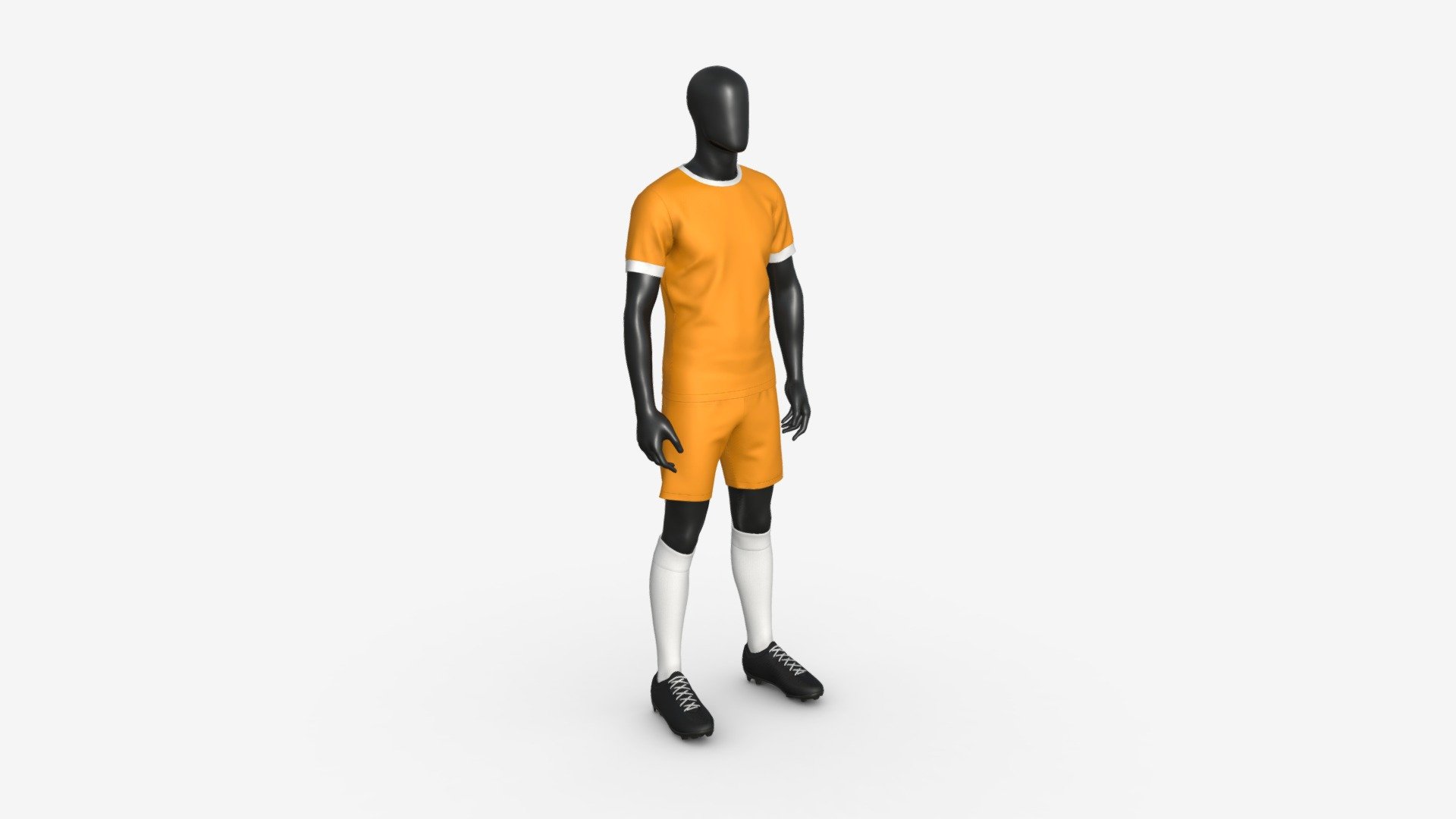 Male Mannequin in Soccer Uniform - Buy Royalty Free 3D model by HQ3DMOD (@AivisAstics) 3d model