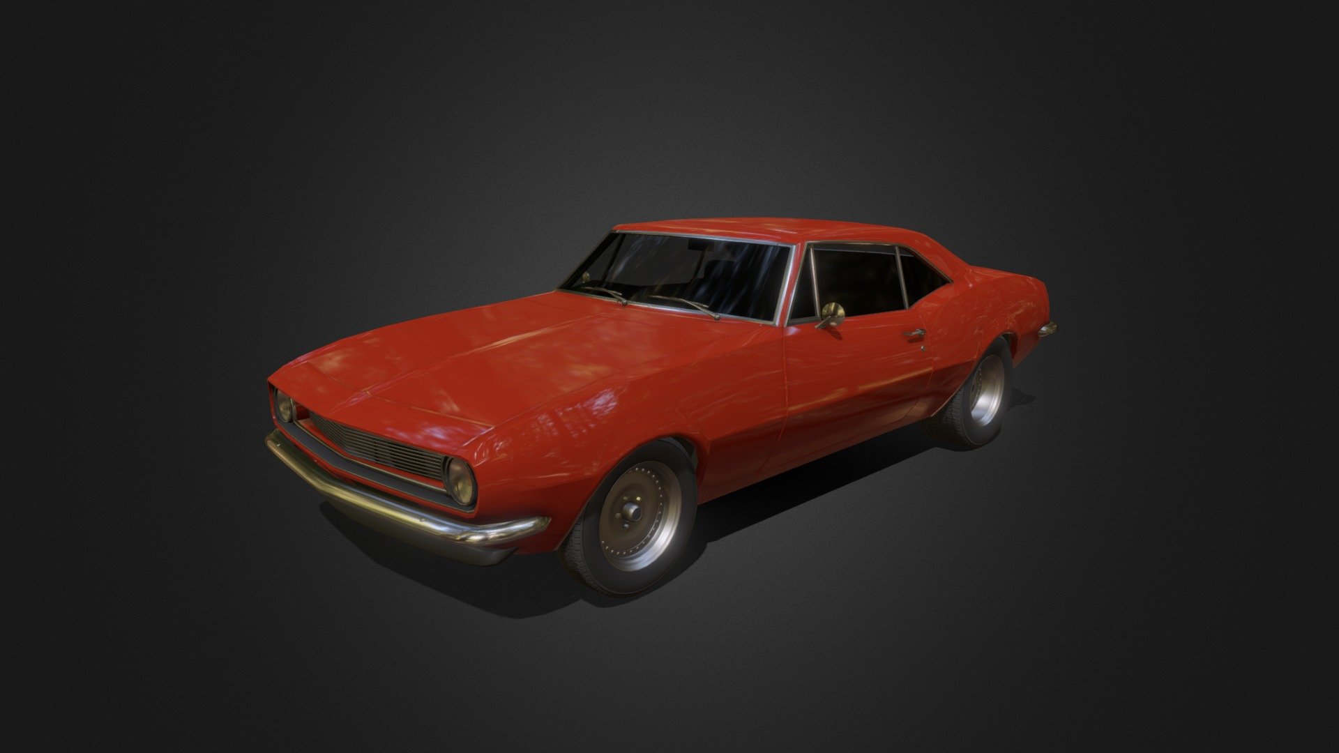 Game-ready vehicle model with Textures, 4 LOD states, and simplified collision meshes.

Vehicle model is based on 1960s car designs with classic dragster wheels 3d model
