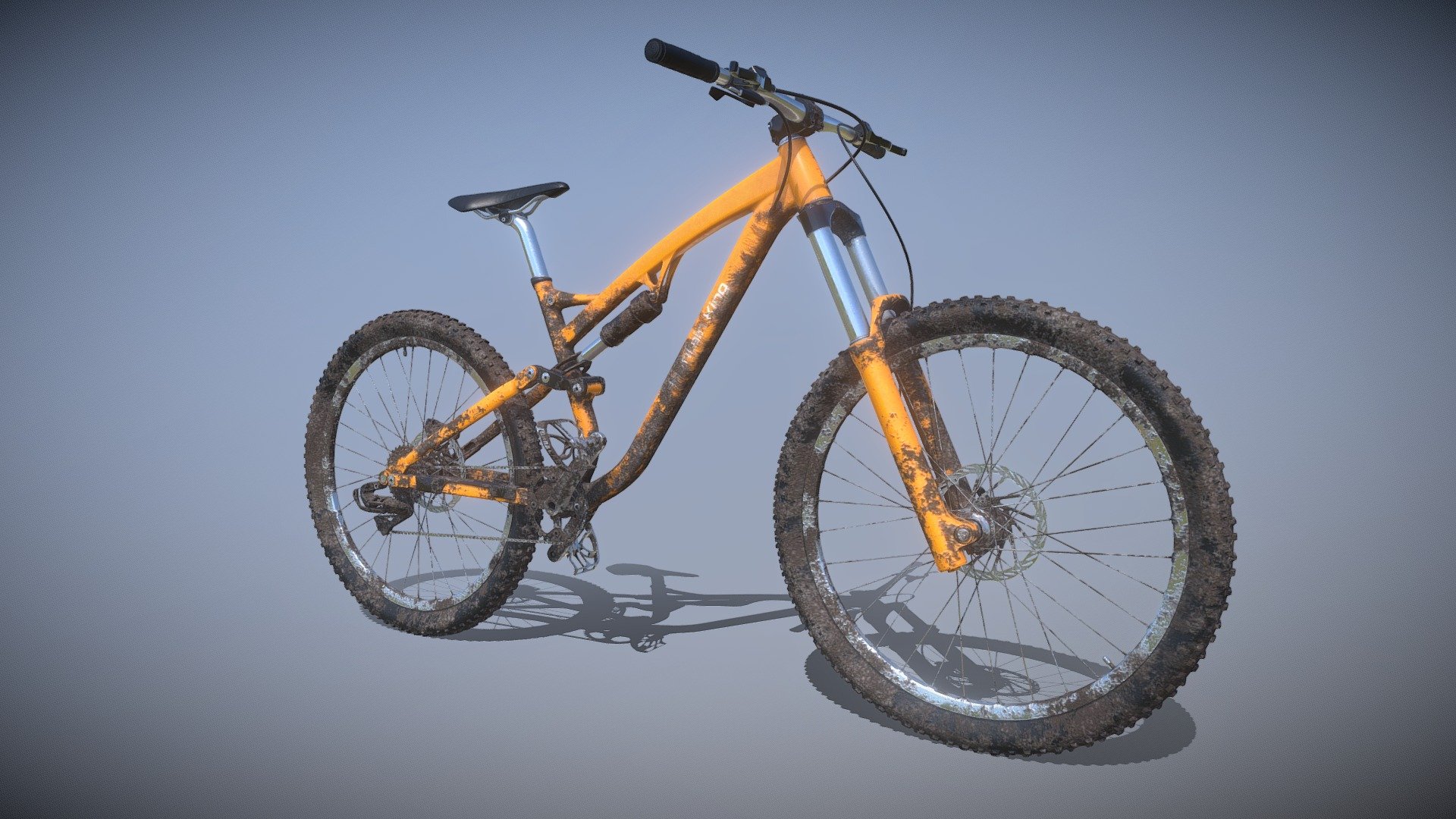 Dirty mountain bike, perhaps anyone can use it for something 3d model