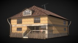 Medival House A gaming, houses, gta, oldhouse, sanandreas, bunglow, gamingassets, substancepainter, substance, house, home, medivalhouse