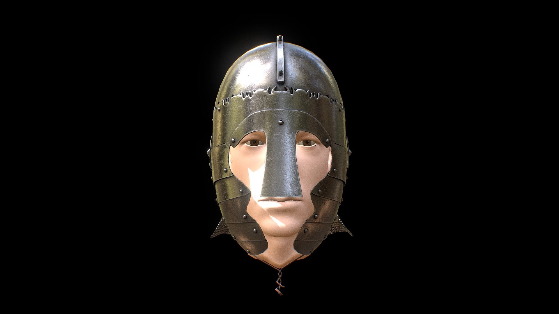 Source:
https://twitter.com/durolitum/status/547144005612761088
https://en.wikipedia.org/wiki/Late_Roman_ridge_helmet - Germanic/Roman helmet - Fernpass - 3D model by Davicolt 3d model