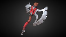 Stylized Axe mesh, weapon, cartoon, axe, zbrush, stylized