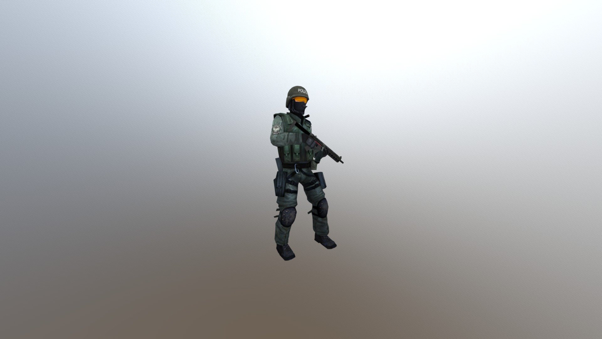 Megapack of 139 quality Rifle police animations with a gun to create your own marvellous brand new RPG /FPS/Simulations or any genre of game. 
 Gun Animations, Reloads, Crouches Fight, deaths, talks, runs, walks, listening animations for covering all of your needs. 
 Animation Frame Range Excel Spreadsheet with Frame Ranges:
 https://www.dropbox.com/s/fuh7uz6c73oncif/S.W.A.T_Animations.xlsx?dl=0 
 You can watch video presentation for full breakdown of all animations. 
 Contact arjun@appymonkeys.com for feedback 3d model