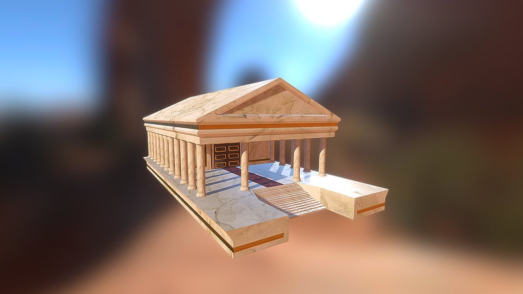 Roman building - 3D model by Anthony Schmidt (@risto296) 3d model