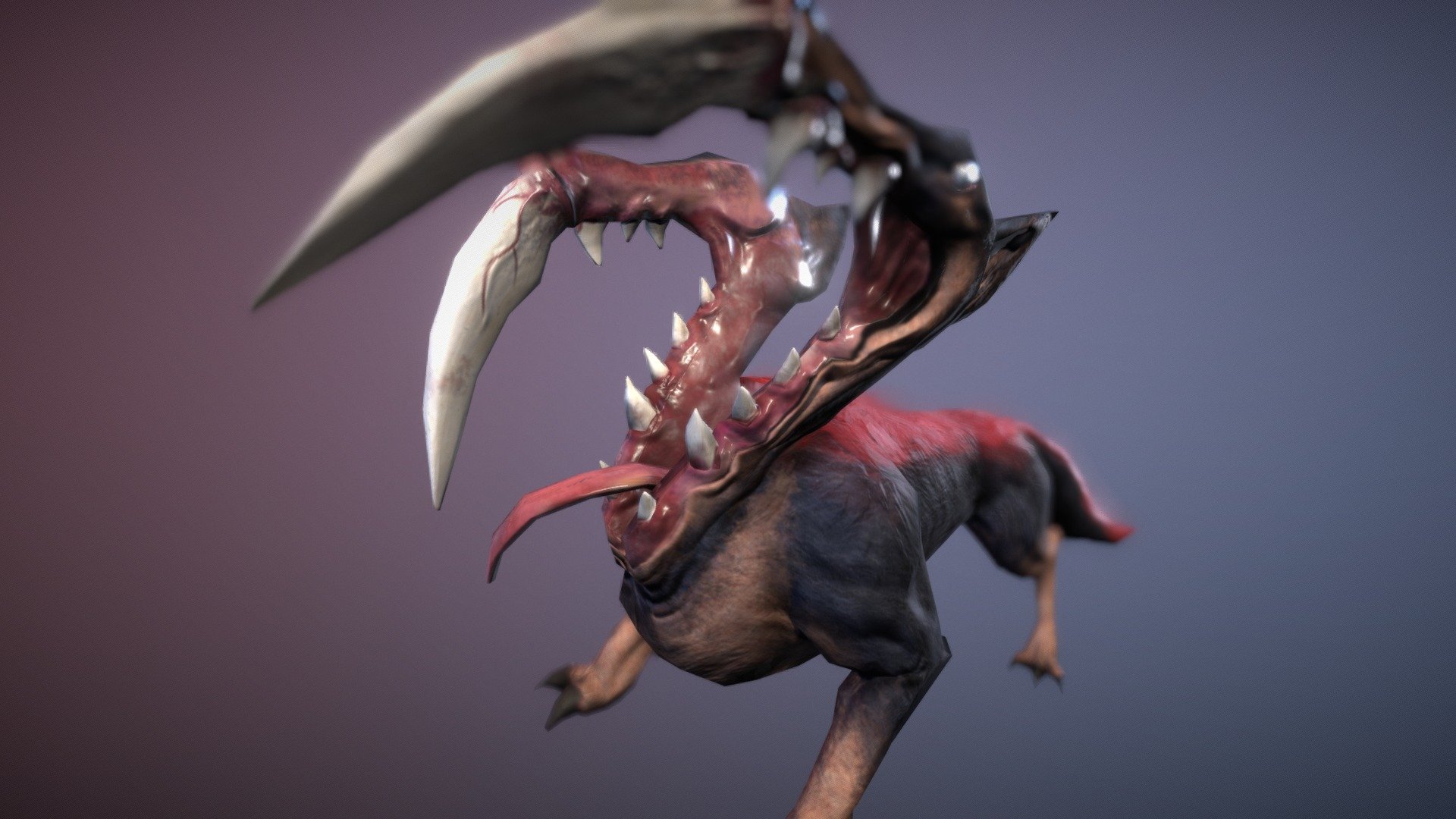 This is a lowpoly model I made based on Xuexiang Zhang concept art.
Concept: https://www.artstation.com/artwork/LRAbA

Hope you'll like it!

Artstation link: https://www.artstation.com/artwork/xv8Q2 - Biochemical Dog - Download Free 3D model by Myranda 3d model