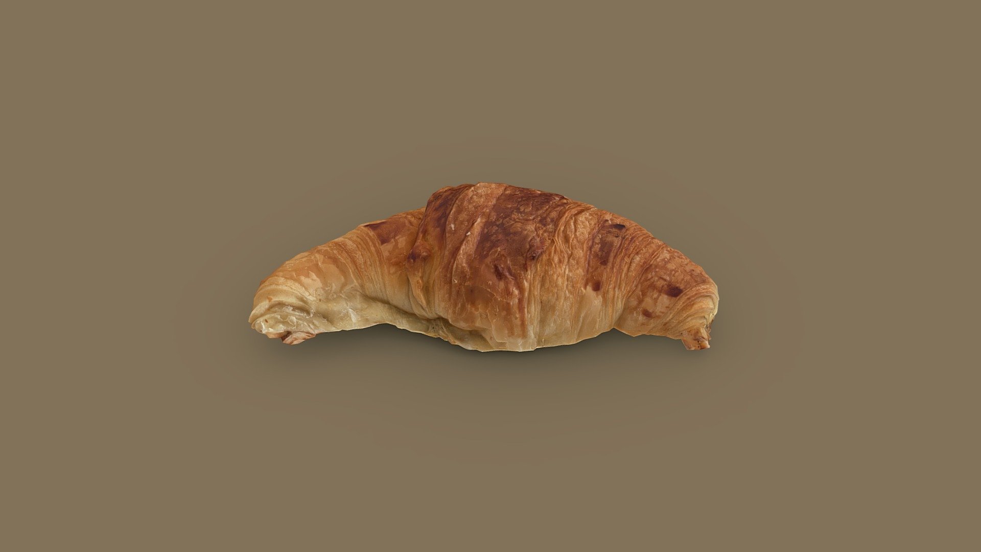 Croissant au beurre is actually very different from croissant ordinaire. But both are Parisian signatures.

An entry for the 3D scanning challenge &ldquo;Food