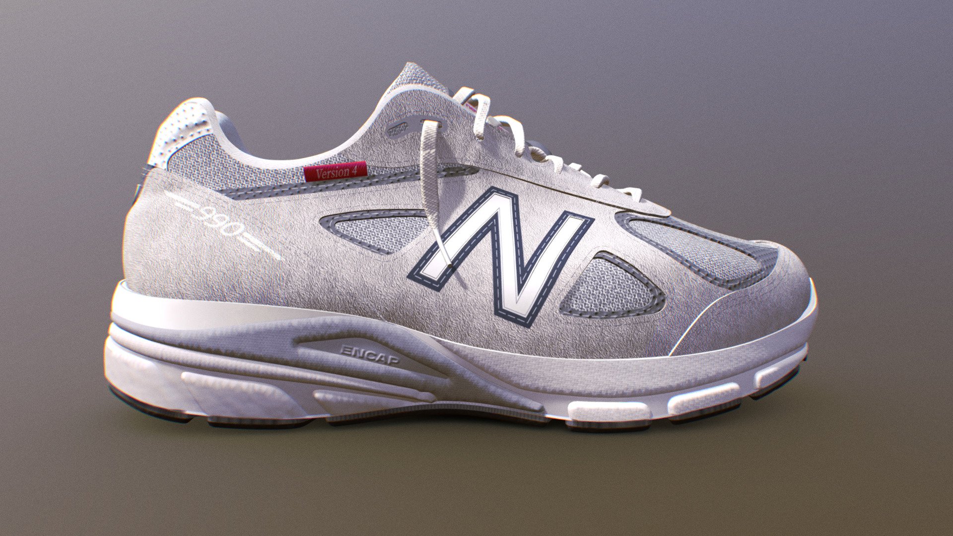 Created with Botcha3D: https://botcha3d.com

A favorite of celebrities, businesspeople, and serious runners alike, the New Balance 990 has delivered on that promise and then some. Manufactured in the US for over 75 years and representing a limited portion of our US sales, New Balance Made is a premium collection that contains a domestic value of 70% or greater. 

Credits: Beatrice Severin - New Balance 990 V4 - 3D model by Botcha3D 3d model
