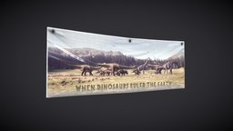 Museum Of Natural History | Dinosaur Banner vr, museum, dinosaurs, banner, jurassicpark, naturalhistorymuseum, naturalhistorycollection