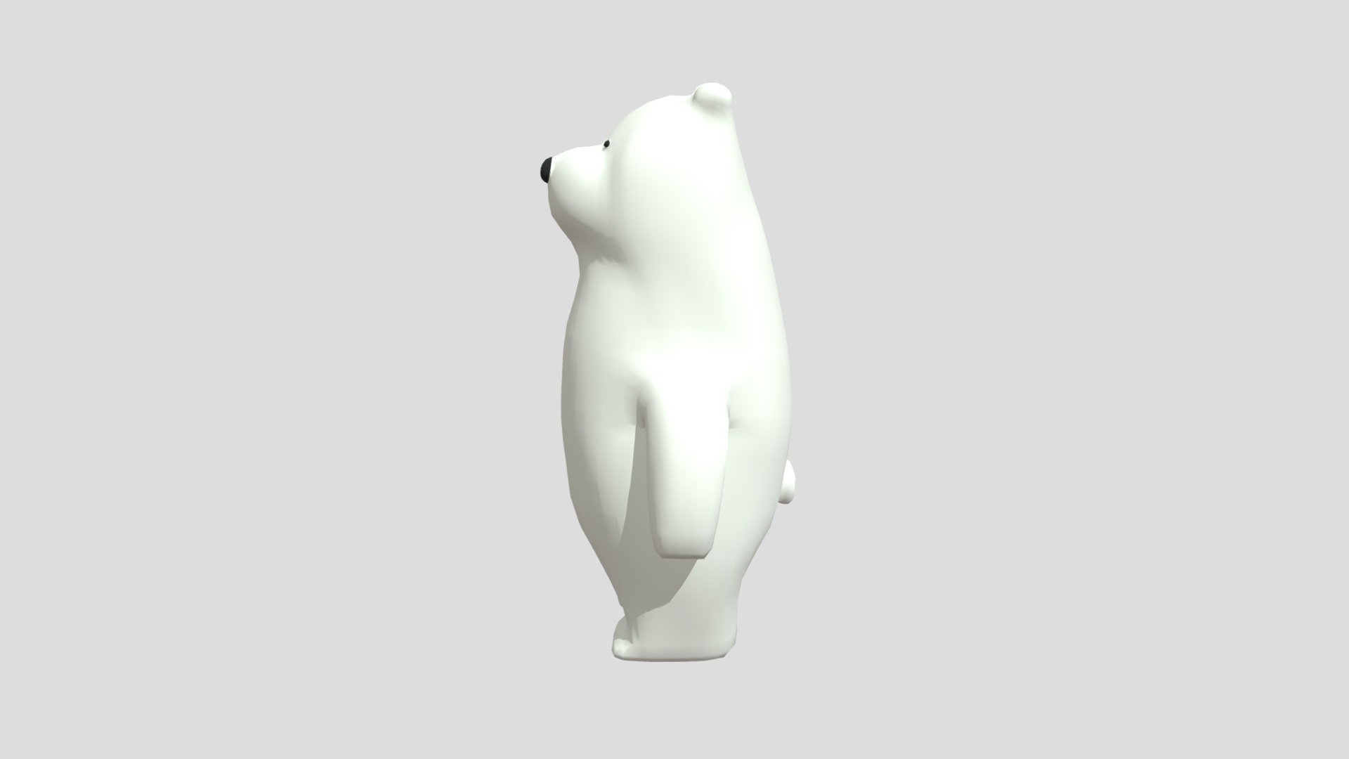 polar bear for 3d print ♥ - Polar bear - 3D model by maria19971 3d model