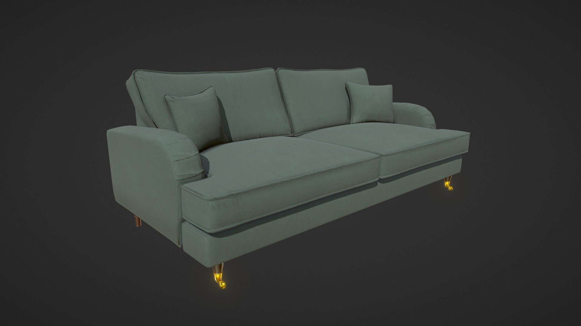 Low poly 3d model of sofa ready for AR. USDZ, DAE file formats included - Sofa - Buy Royalty Free 3D model by AVRcontent 3d model