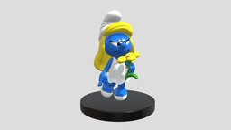 The Smurfs toys, miniature, smurfs, miniatures, figurines, statue, smurf, printable, cartoons, character, cartoon, 3d, smurfette