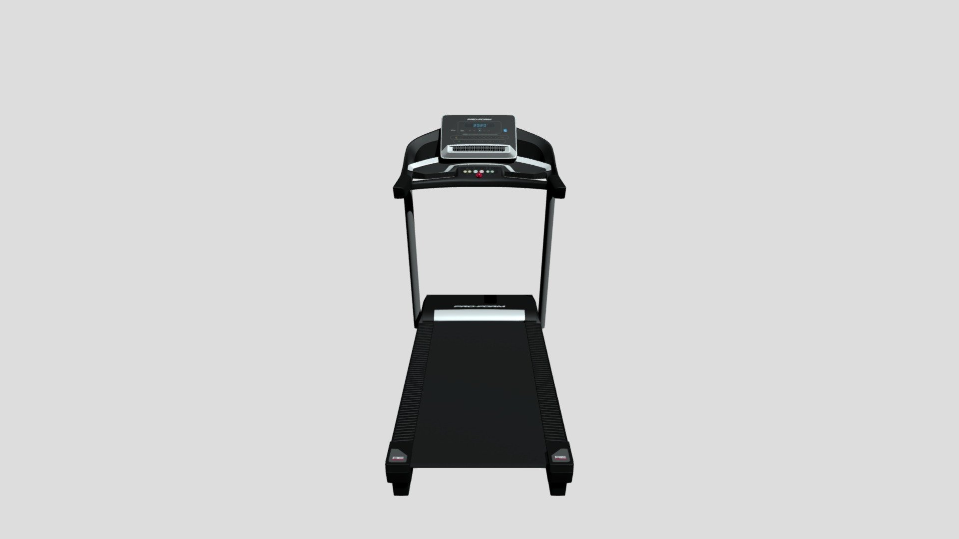 This is a treadmill gym instrument. 

Available formats: .glb .usdz &amp; .fbx with textures file.

Used Software : Blender &amp; Substance painter

Specification

VR / AR / High-poly : YES 
PBR : YES

Geometry Polygon mesh - 190k Vertices - 220k Textures - YES Materials - YES UV Mapping - YES Plugins used - NO

Thanks - Treadmill gym instrument - 3D model by chiragmoradiya 3d model