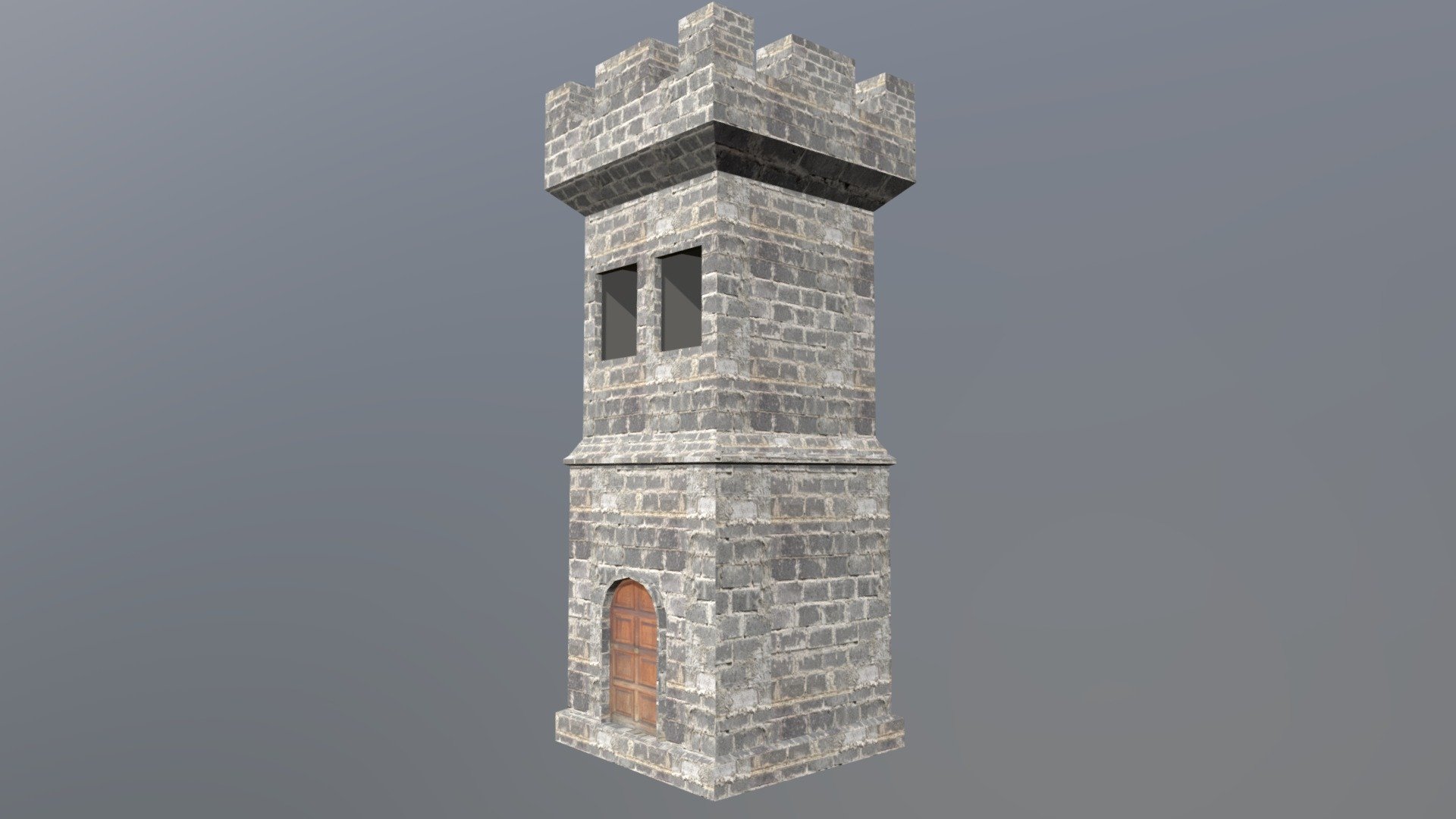 A simple tower we used for our school project 3d model