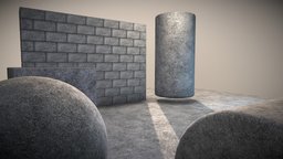 Concrete Texture Set (23) textures, demo, floor, ground, tileable, blender-3d, bullet-physics-demolition-animation, vis-all-3d, 3dhaupt, software-service-john-gmbh, texture-set, texture-and-material, walk-away, material, wall