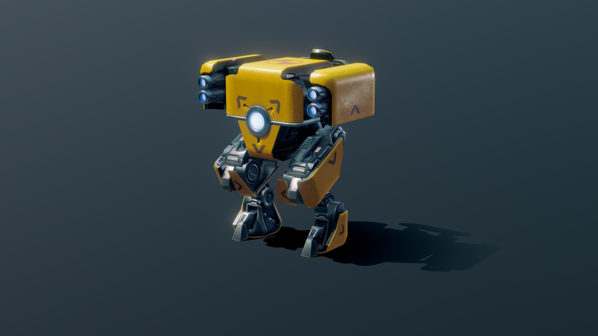Droll Robot17 - 3D model by Grigorii Ischenko (@grigoriyarx) 3d model