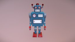 Toy Robot toy, toyrobot, substancepainter, substance, santasfactory