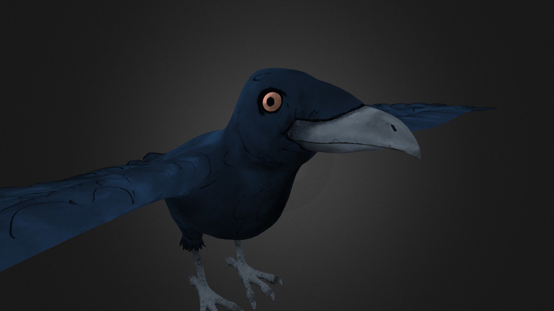 SoB Crow - 3D model by Henry Tobitt (@Htobitt) 3d model