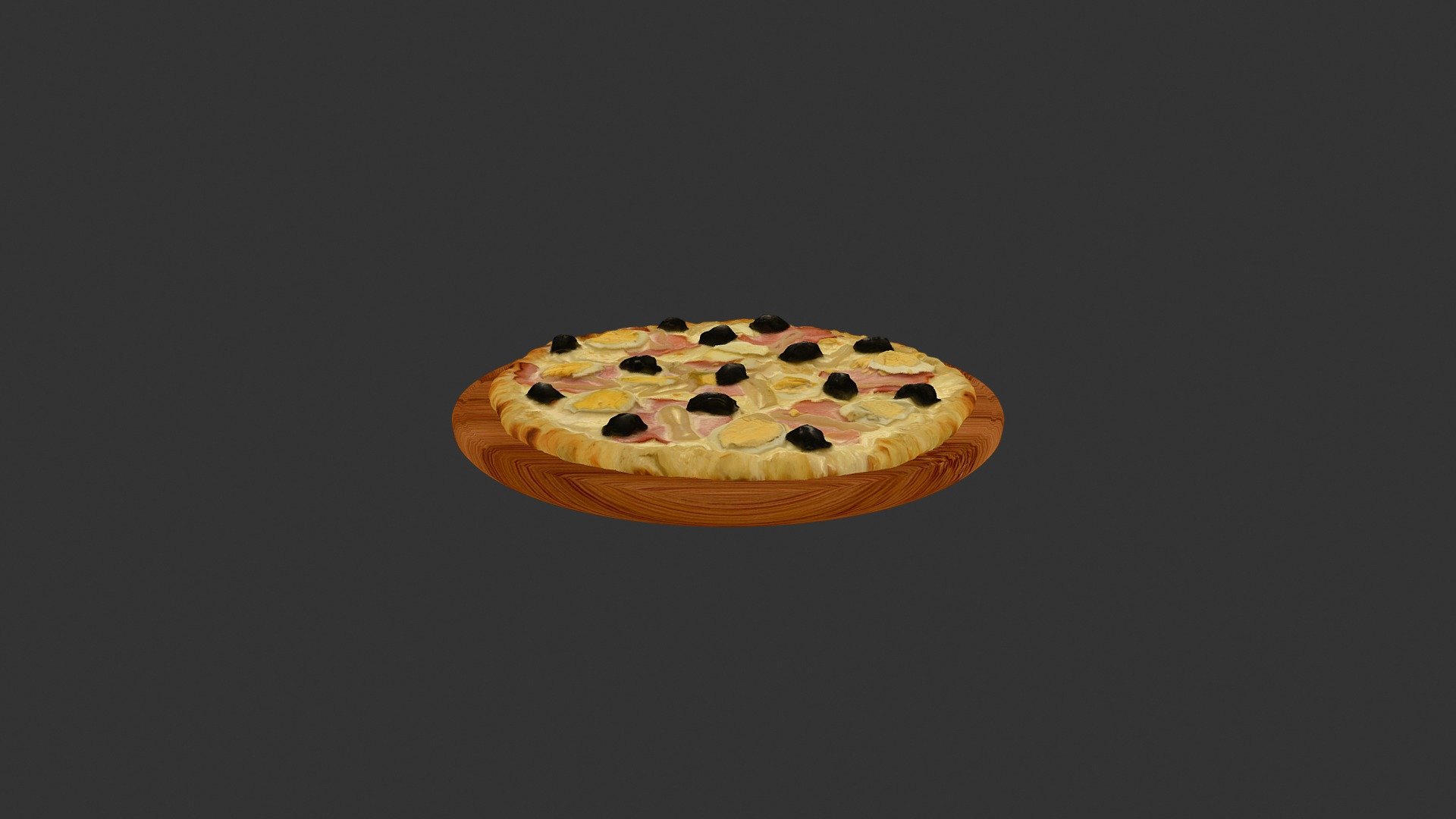 Eggs_meat_pizza - 3D model by alex.alexandrov.a 3d model