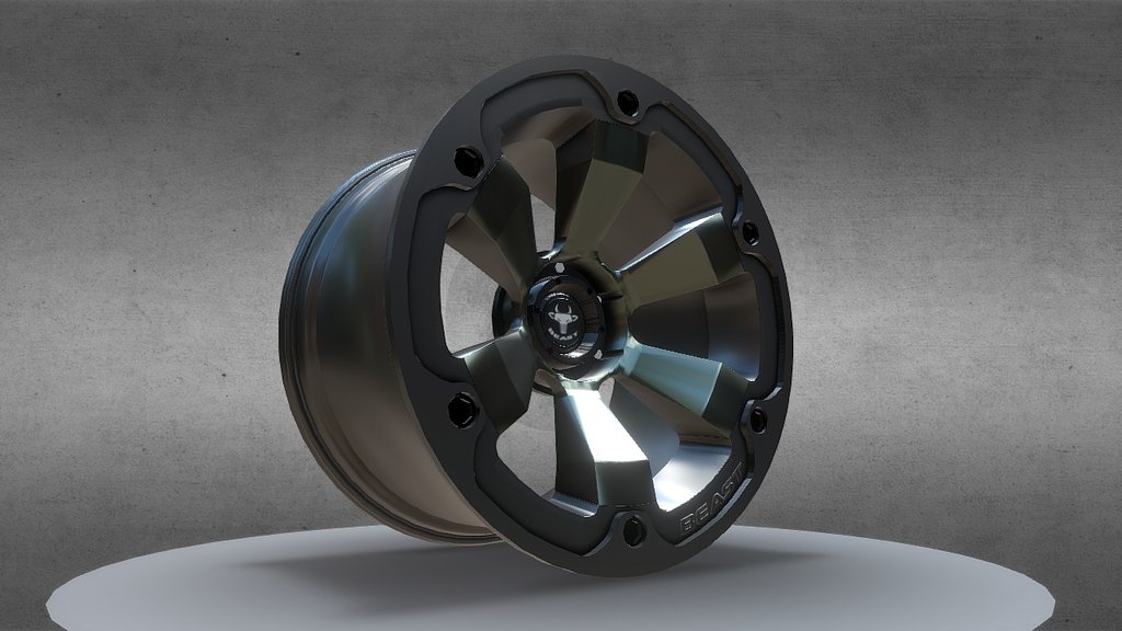 Rotating rim is much better than static picture! - Rim 2 - 3D model by rotating3d.com (@3dpeter) 3d model