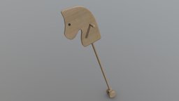 Horse on Stick kids, baby, toy, playing, fun, children, mascot, antique, childrenroom, woodtoy, horse, wood, , stickhorse