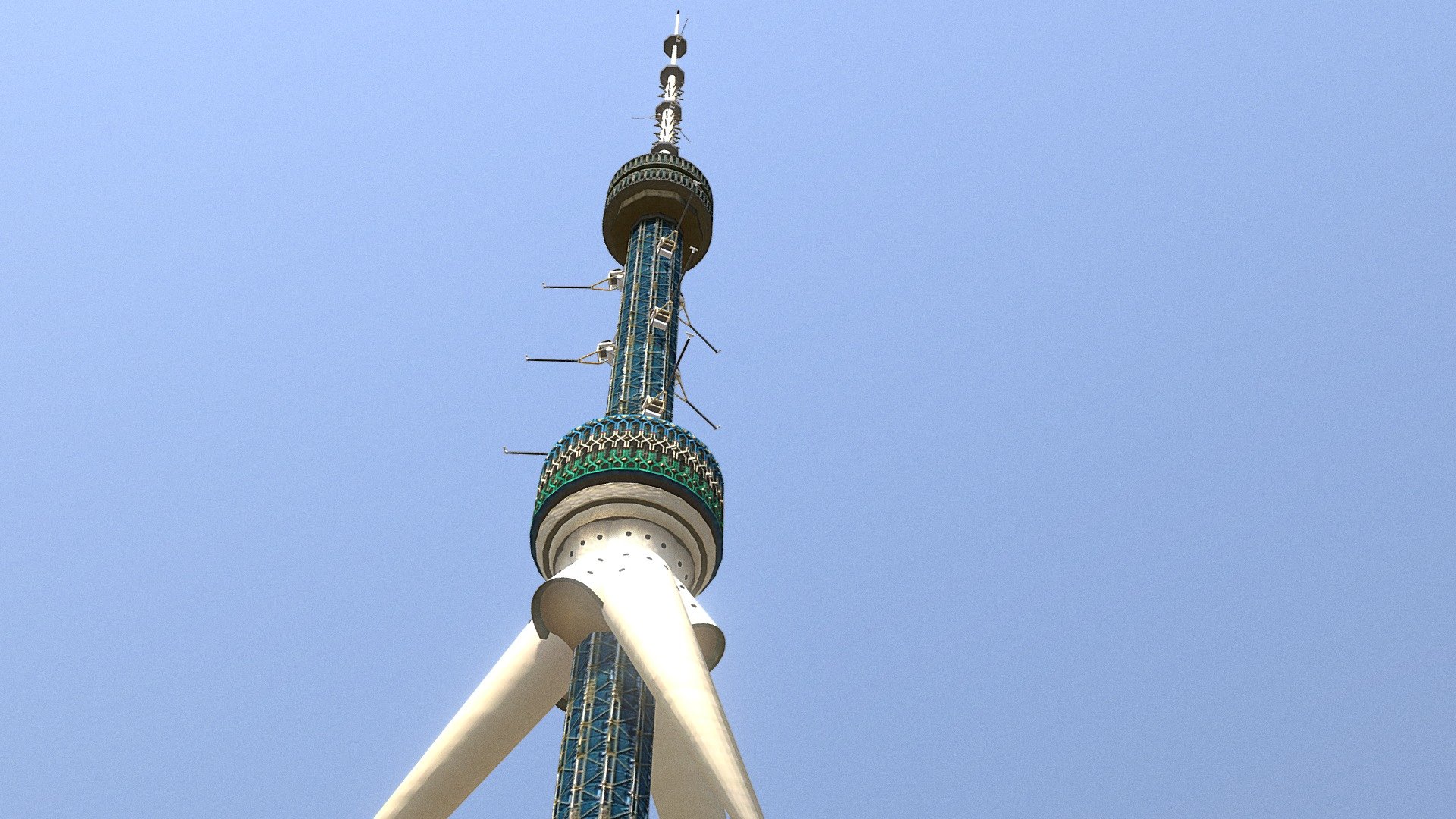 Tashkent Tower - 3D model by own.guest 3d model