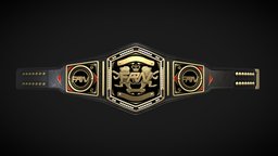 Wrestling champion belt concept