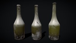 Rustic Dirty Glass Bottles