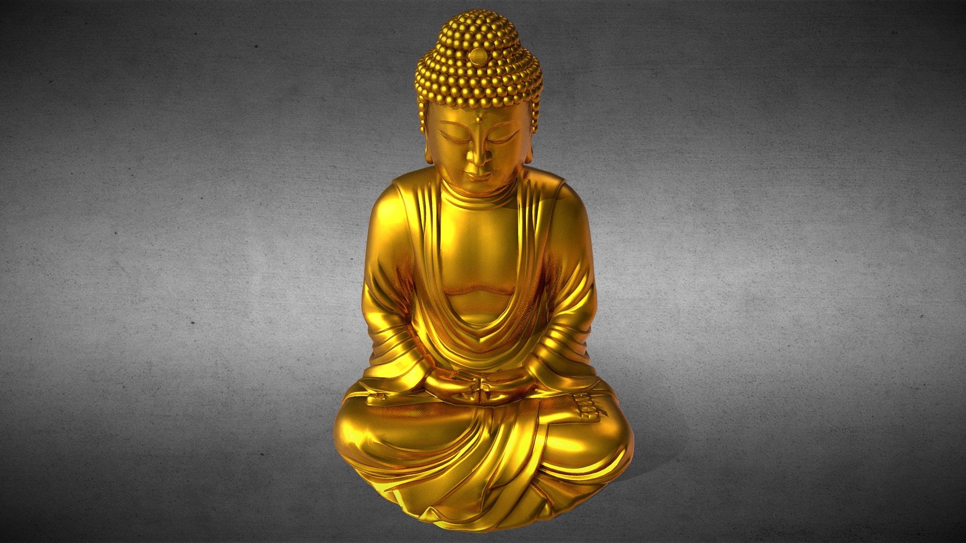 Buddha statue - Buy Royalty Free 3D model by design ap (@like2019) 3d model