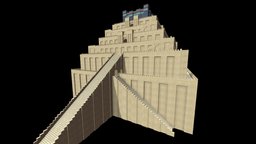 Ziggurat Babylone babylon, mesopotamia, person, ziggurath