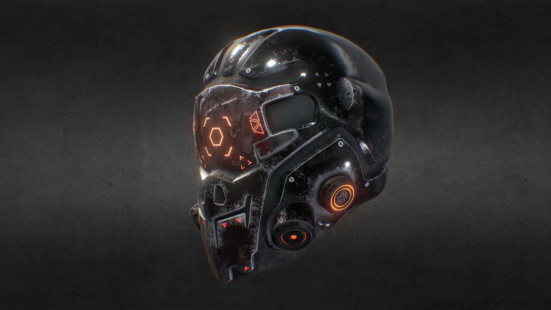 HD 4k textures
gameready SCIFI Helmet
textured in substance
sculpted retopo and modeled in Blender

YOU ARE NOT ALLOWED TO USE THEM IN NFT's - GAME READY SCIFI HELMET - Download Free 3D model by Cinnamine3D (@LordCinn) 3d model