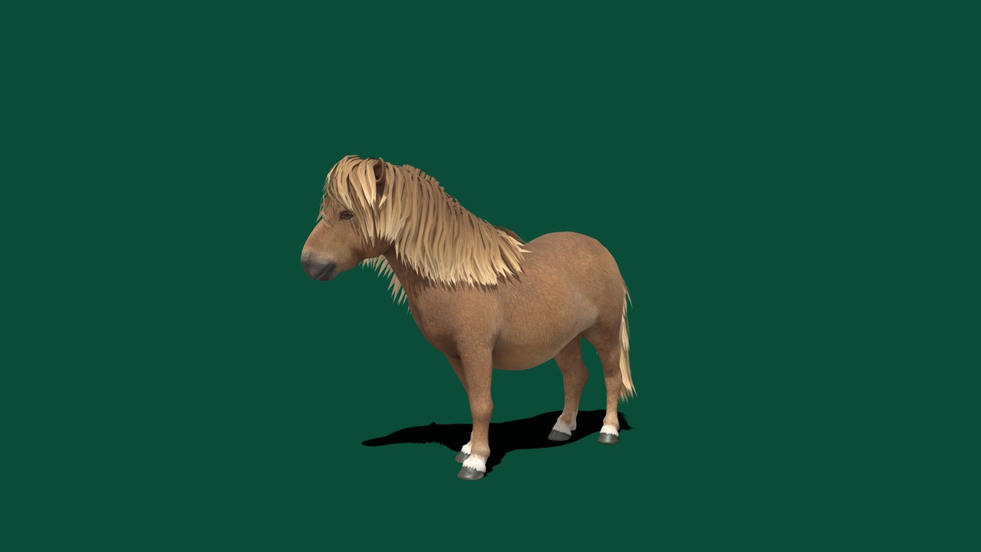 Pony
Fixed ,Mesh inverted ,Normal Flips ,animations gltf errors all fixed .
small horse 3d model