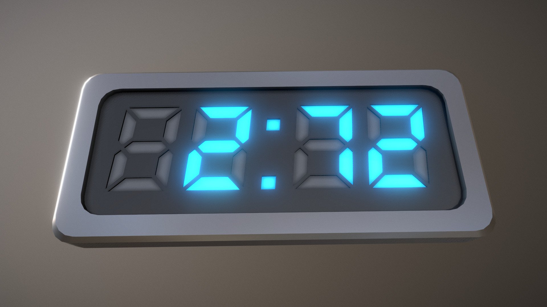 Video countdown 5-4-3-2-1 simple. 










Here is the more complex version.
https://sketchfab.com/models/6d284305e68b4c6a9bd9c5f402180d4a


 - Video Countdown 5-4-3-2-1 (Simple) - Buy Royalty Free 3D model by VIS-All-3D (@VIS-All) 3d model