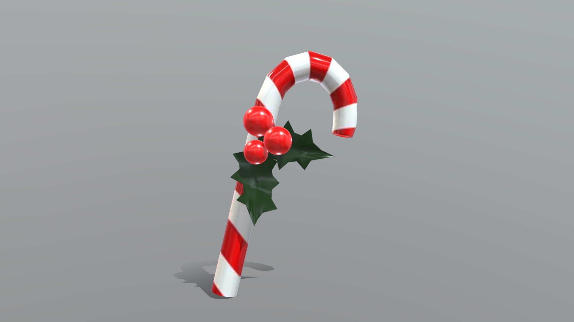 This is a Christmas Candy cane decorative model. It is low poly.

It is made in Autodesk Maya 2018 and texturized with uvs, iluminated and rendered in Arnold 2018. This model can be used for any type of work as: low poly or high poly project, videogame, render, video, animation, film…This is perfect to use it as decoration in a Christmas Scene or for a CHristmas postcard image with other foods or candies… Also you can use it to 3D printing.

This contains a .fbx , .obj , .mb Maya file and all the textures.

I hope you like it, if you have any doubt or any question about it contact me without any problem! I will help you as soon as possible, if you like it I will aprecciate if you could give your personal review! Thanks! - Christmas Candy cane - Buy Royalty Free 3D model by Ainaritxu14 3d model