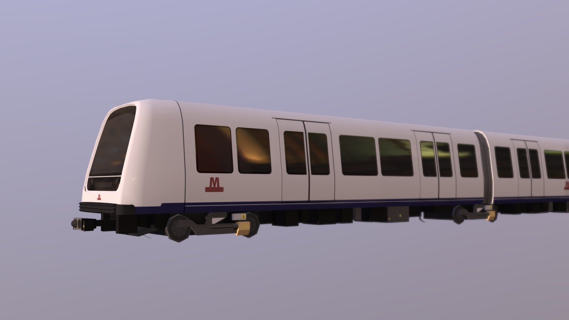 AnsaldoBreda Driverless Metro Copenhagen Metro - Copenhagen Metro for Cities Skylines - 3D model by meshd 3d model