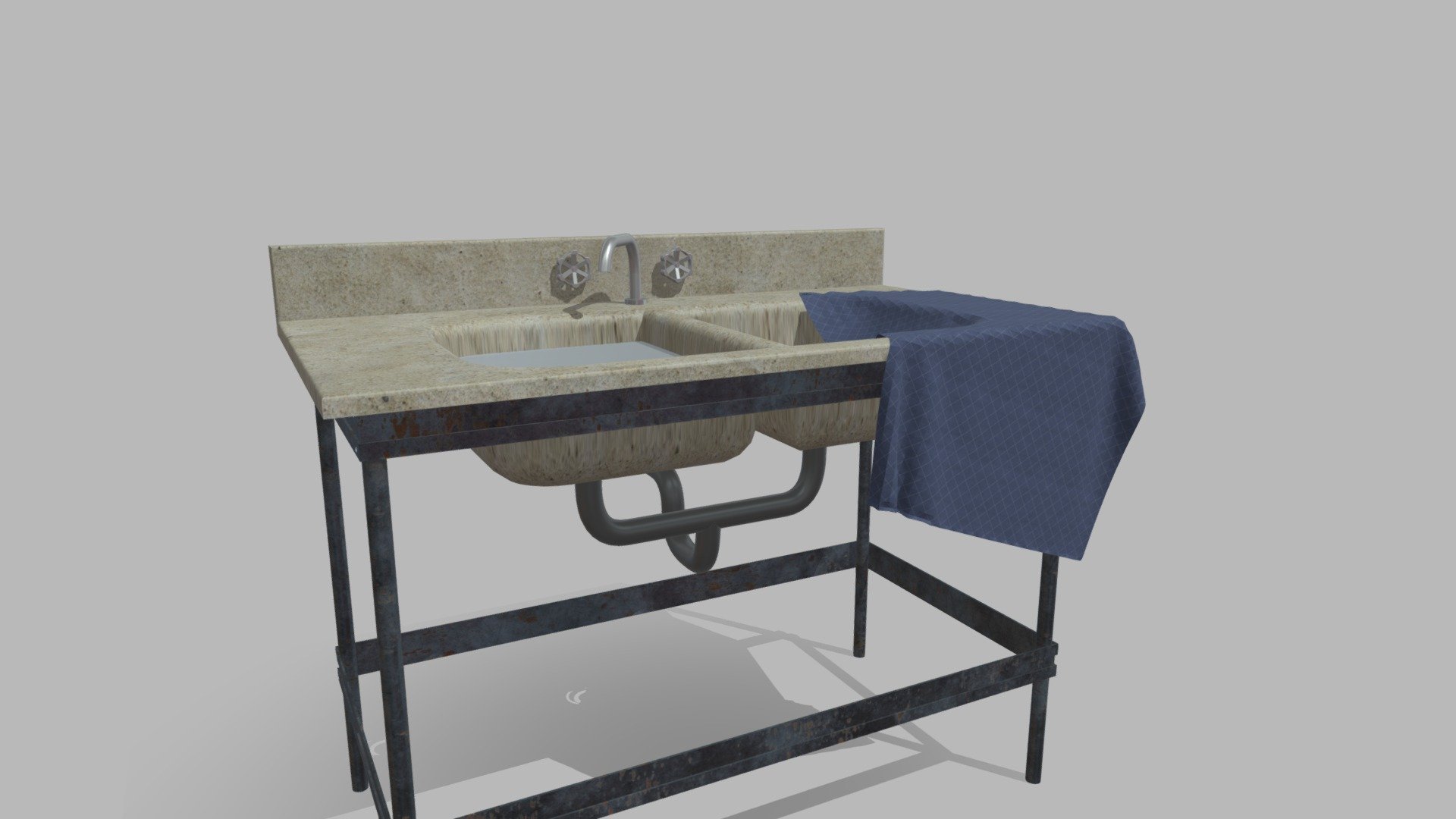 Sink Wash Tub Basin - Sink Basin - Download Free 3D model by jimbogies 3d model
