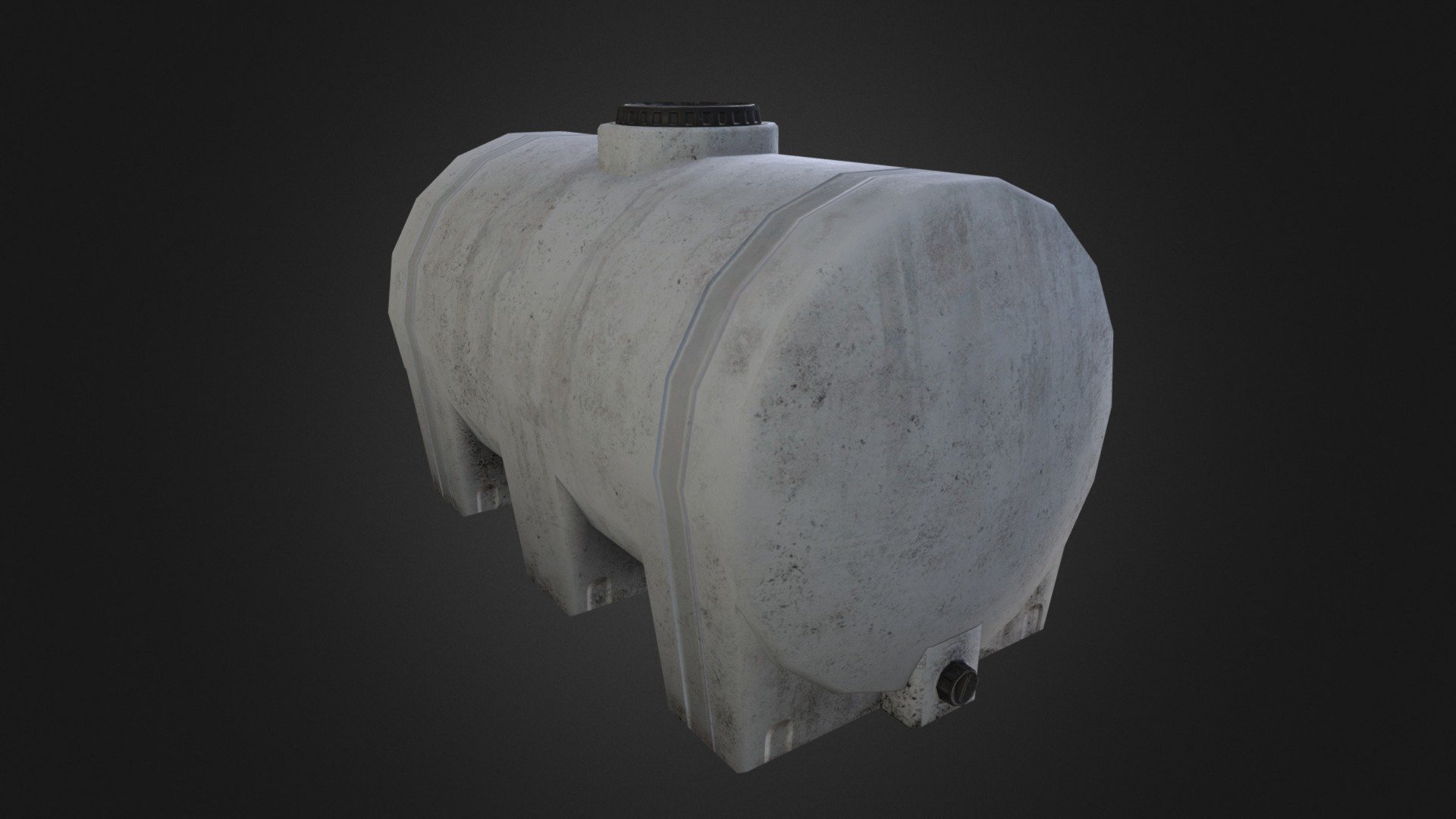 Asset Store -link removed-#!/content/36367 - Water Tank - Big Plastic Barrel - 3D model by 3dcaster 3d model
