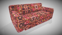 Sofa sofa, india, quads, patchwork, game