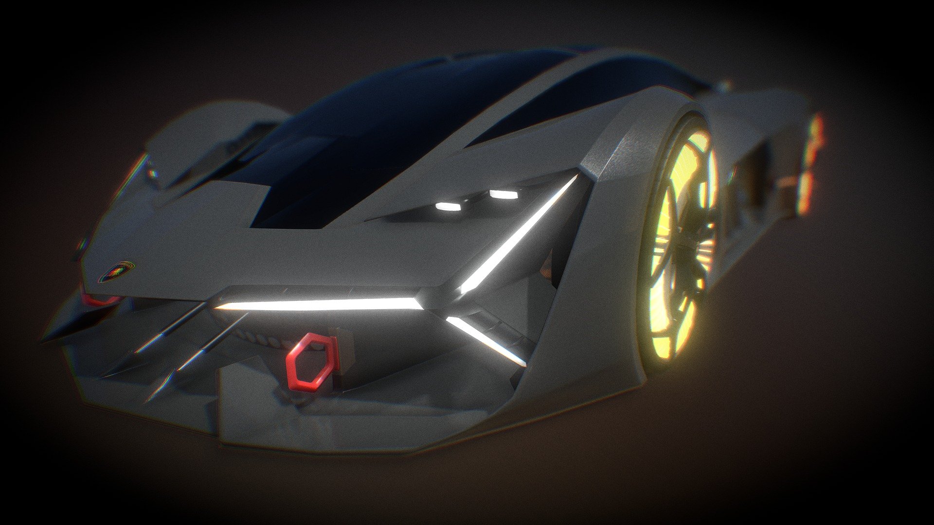 One of my favorite concept cars out there. Can be used as a game asset. There isnt any interior so the doors are static.Pivots are set accordingly for wheel rotation. Car flake textures are controlled in roughness and specular maps in 4k sizes 3d model