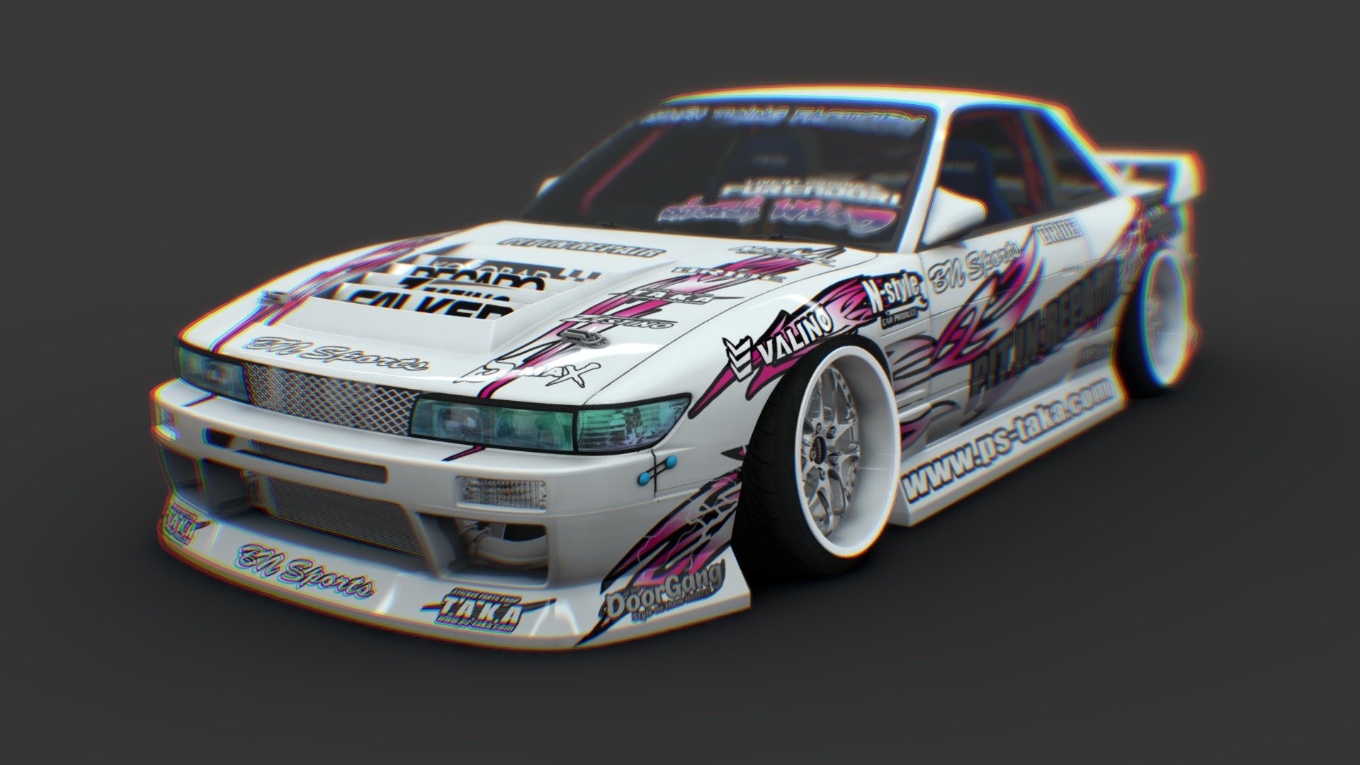 Hi everyone. You can donwload this car with that livery in VK:



Car author - Huinya Workshop (https://vk.com/club176312313)

Livery author - Ahegao Custom (https://vk.com/nobody_need_custom)
 - Nissan Silvia S13 BN Sport - 3D model by Ahegao Custom (@ahegao_custom) 3d model
