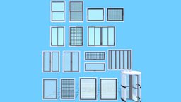 Animated Window Systems system, window, glider, pivot, revolving, hung, awning, uvmap, casement, jalousie, gear, door