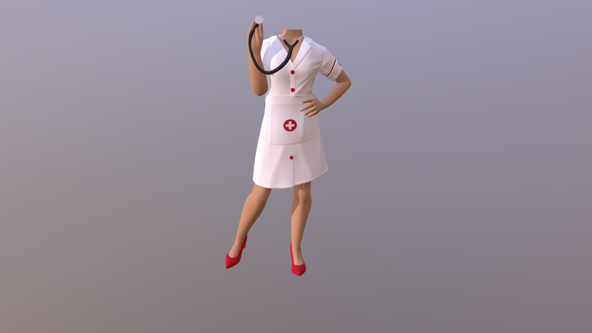 Nurse - 3D model by sale3dollar 3d model