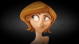Red Head character, cartoon, game