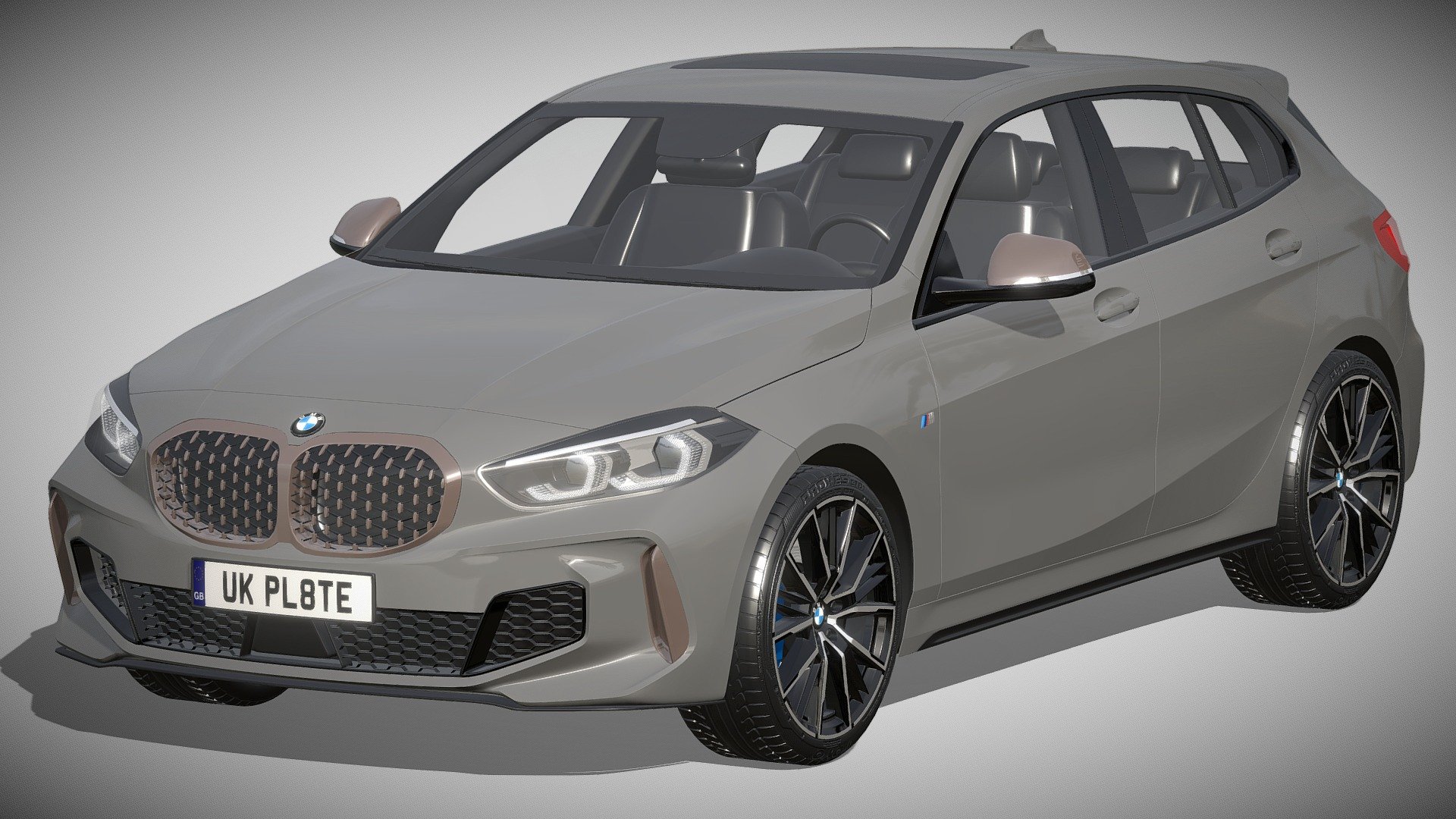 BMW M135i 2022

https://www.bmw.de/de/neufahrzeuge/m/m135i/2021/bmw-m135i-inspirieren.html

Clean geometry Light weight model, yet completely detailed for HI-Res renders. Use for movies, Advertisements or games

Corona render and materials

All textures include in *.rar files

Lighting setup is not included in the file! - BMW M135i 2022 - Buy Royalty Free 3D model by zifir3d 3d model