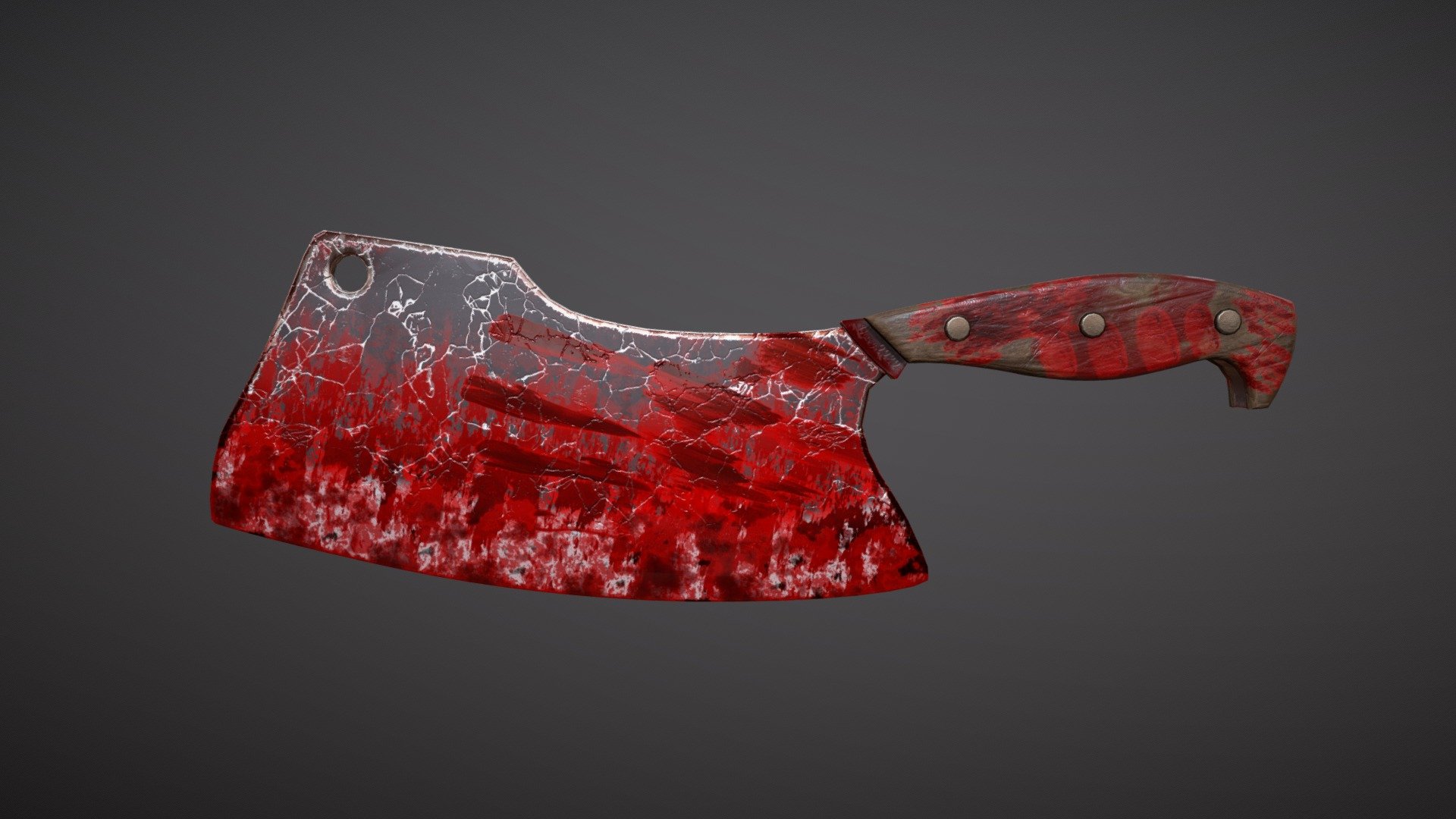 Knife Bloody - 3D model by Decoy2282 3d model