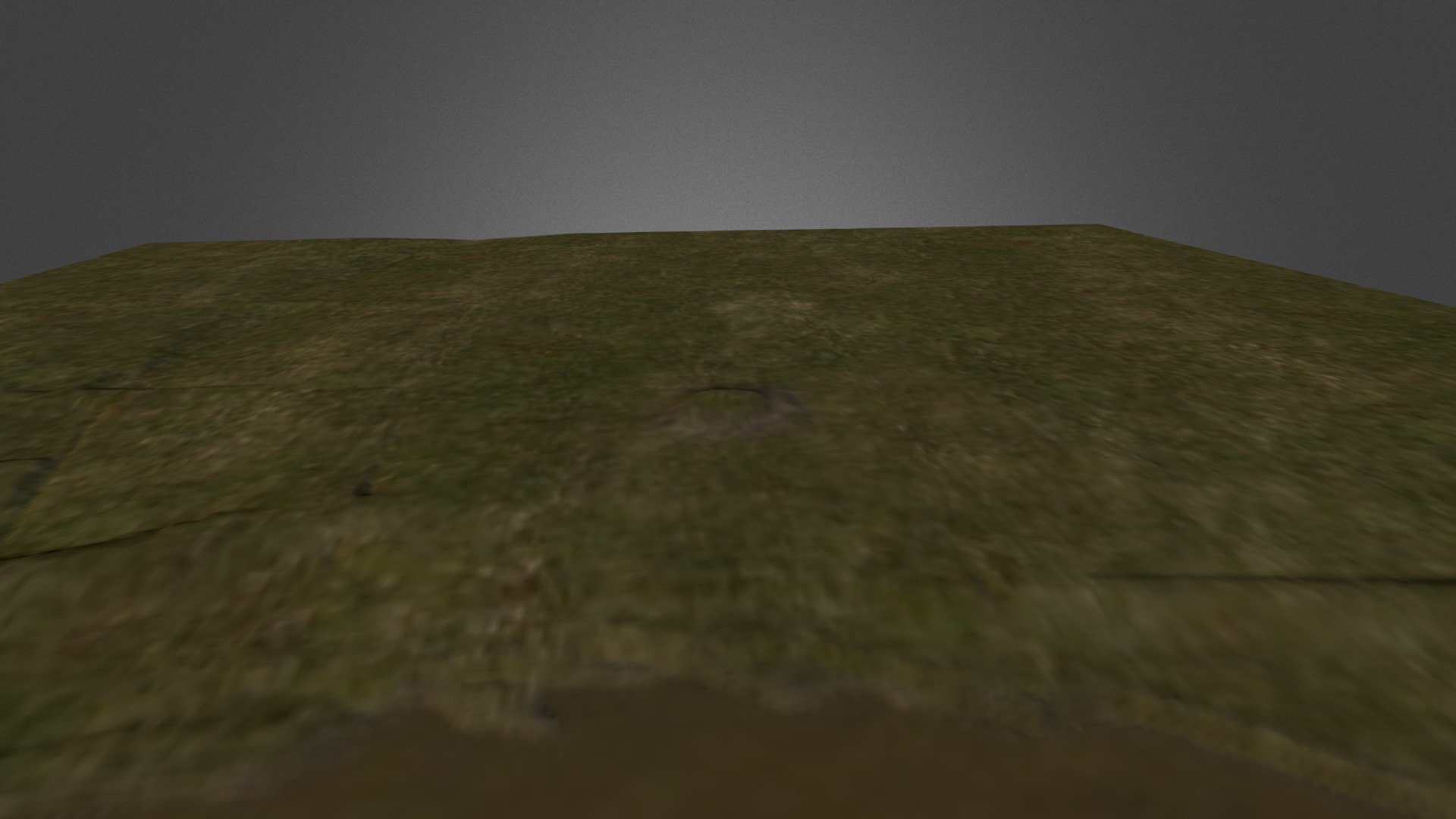 Simple terrain model of Belzoni Mound site in Mississippi. Created in L3DT from DEM data exported from ArcMap 3d model
