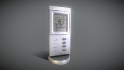 Digital Room Thermometer household, thermometer, phones, measure, temperature, 3dhaupt, blender3d, interior, digital-room-thermometer