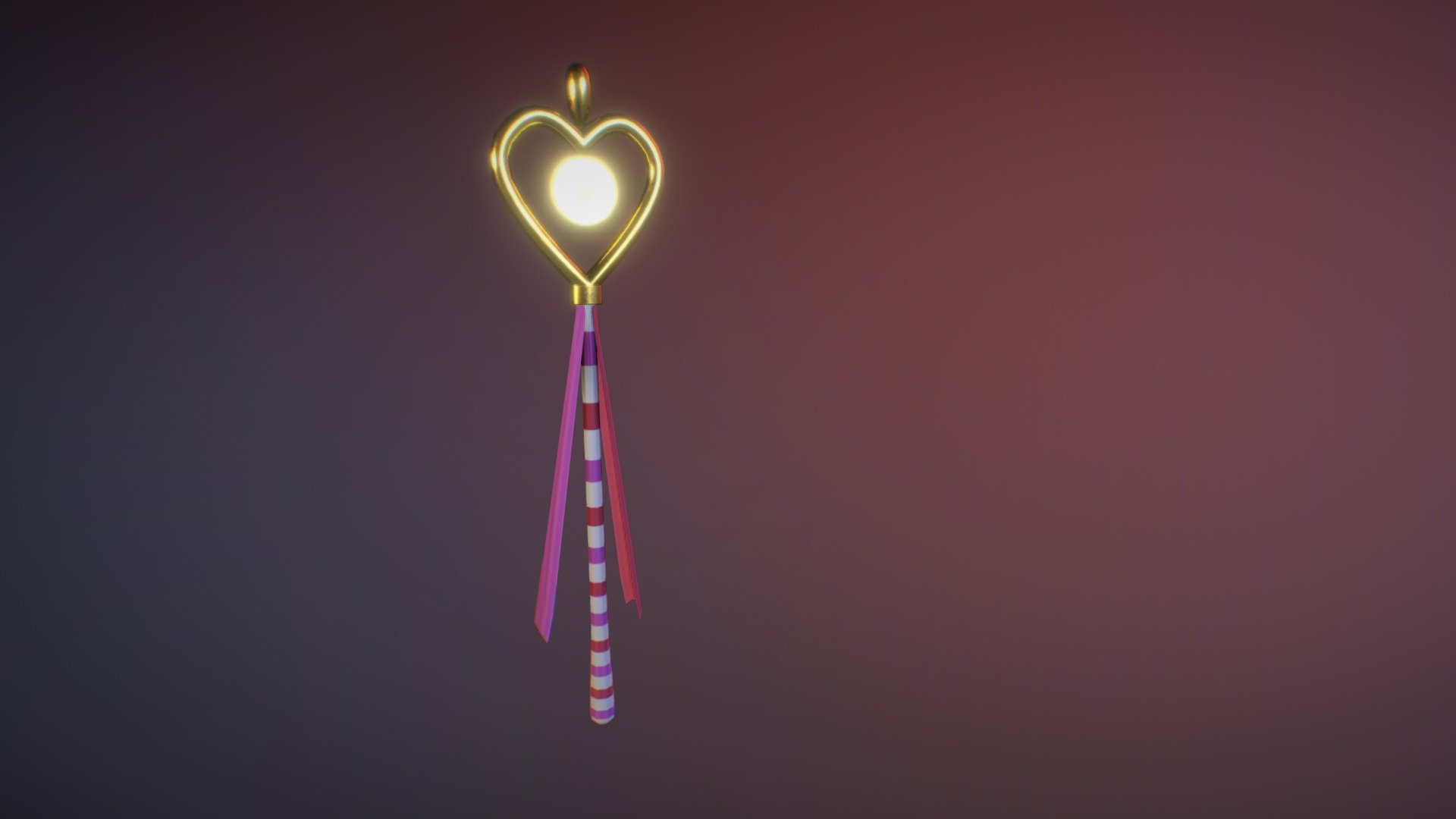 magical scepter for The character Yuna in the game Ketch'Up &amp; May'O - Sceptre enchante - Buy Royalty Free 3D model by BlackantMaster 3d model