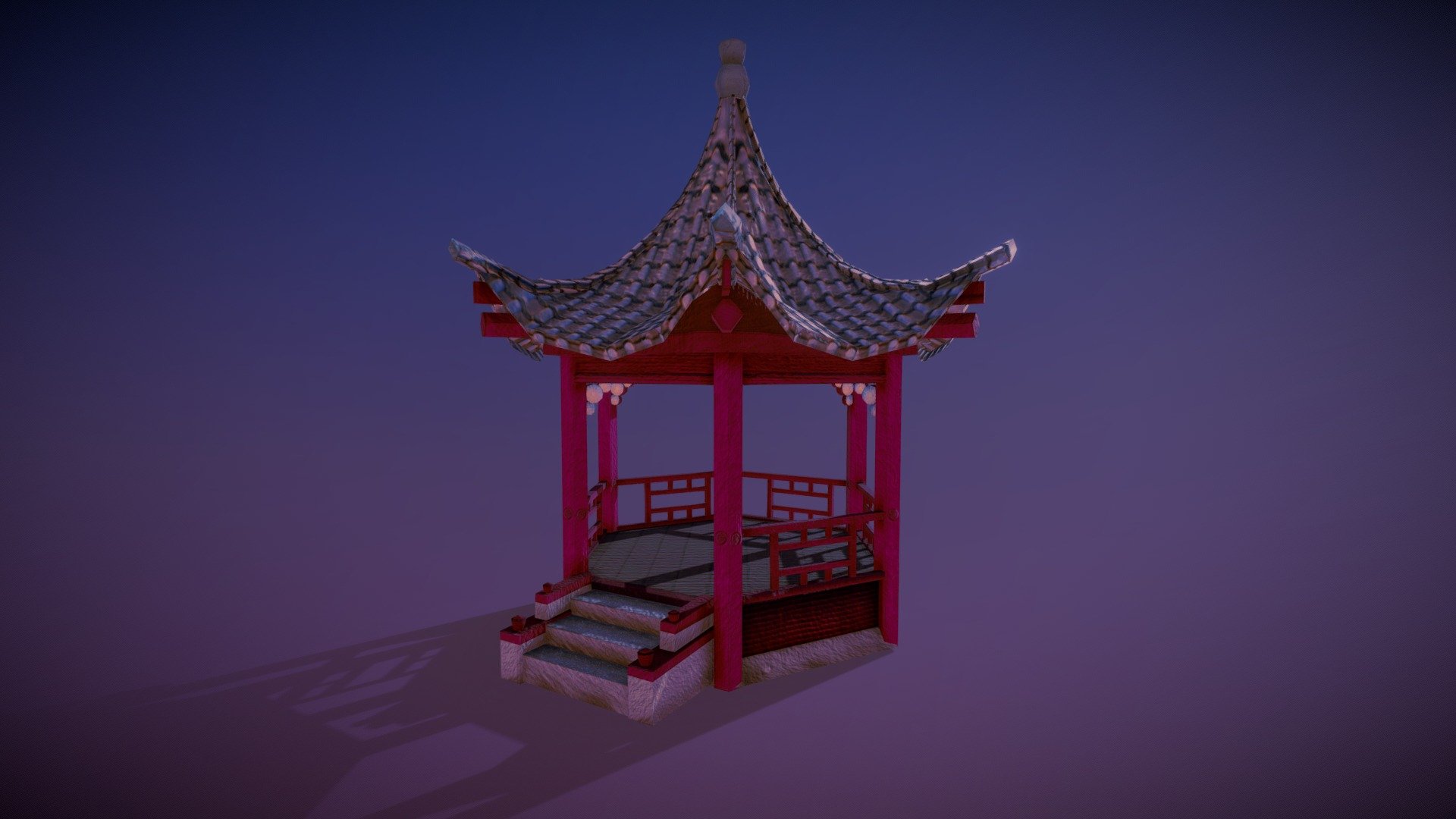 Shinto Shrines - Buy Royalty Free 3D model by tosbin 3d model