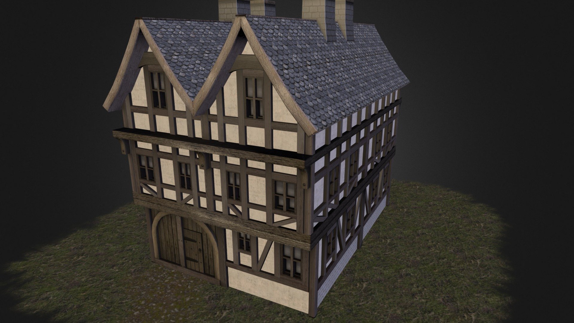Medieval Farm House created in Maya/Zbrush/Photoshop - Farm House - 3D model by jdemonaco 3d model